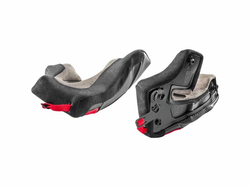 SP.CHEEK PADS.STEADYFIT.S-M.30 MM.GREY-BLACK.STD M - NCOM.X903/ULTRA/552ULTRA - NOLAN