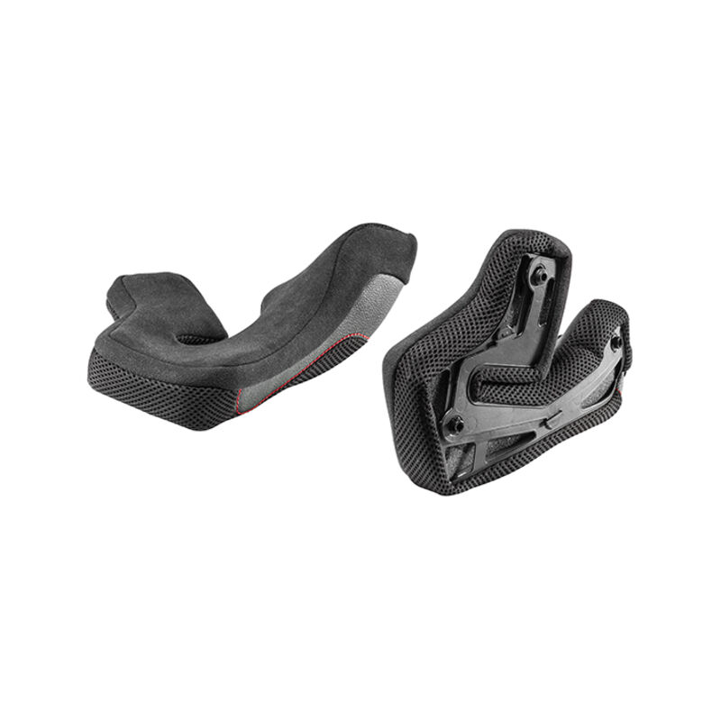 SP.CHEEK PADS .CLIMA COMFORT.S.BLACK-RED.N60-6/SPORT - NOLAN