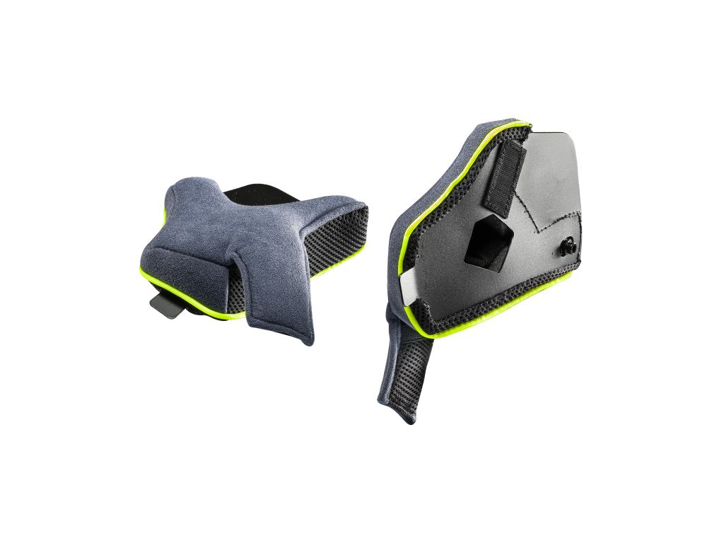 SP.CHEEK PADS.CLIMA COMFORT.XXXL.BLACK-FLUO YELL.N53 - NOLAN