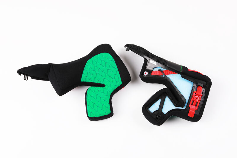 SP.CHEEK PADS.RACING.L.35MM.GREEN.STD L.X804RSULTRA - NOLAN